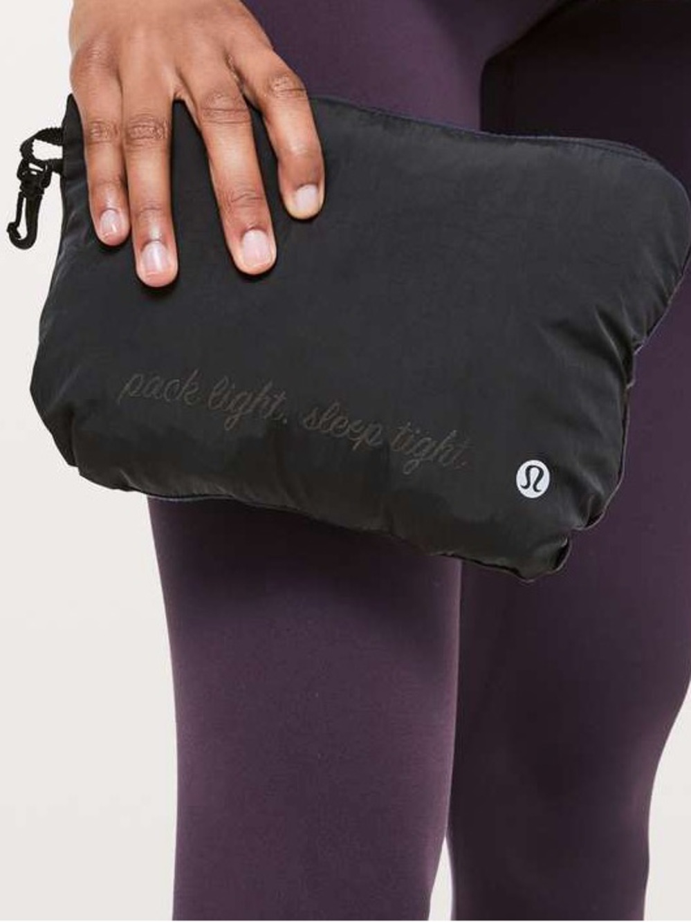 Lululemon Lululemon Pack & Glyde Jacket Solid Black Packable Full Zip size 8 - Picture 4 of 15